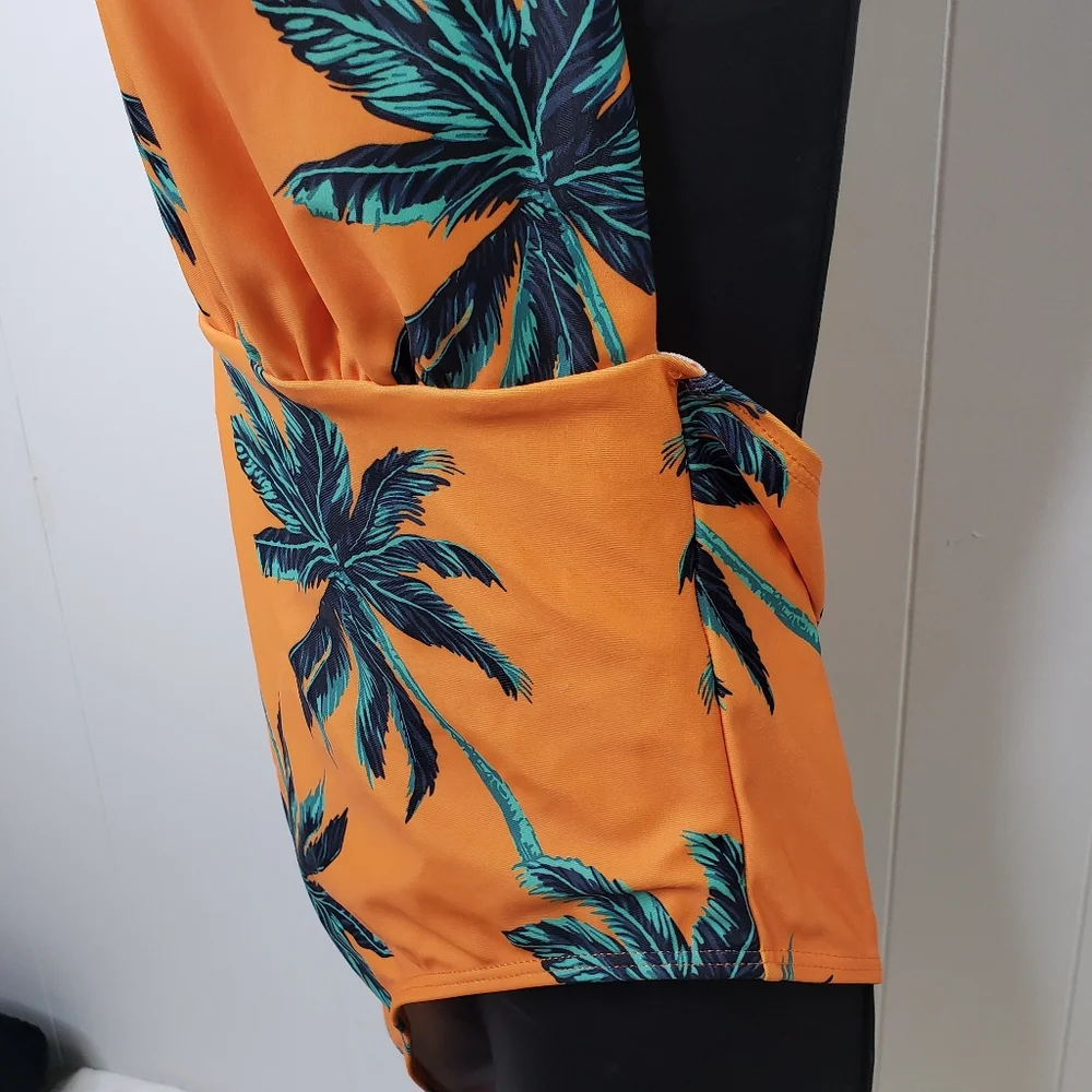 SHEIN HALTER TIE ONE-PIECE SWIMSUIT SIZE LARGE